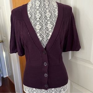 Short Sleeve Cardigan Sweater